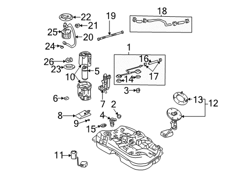 2001 Toyota Highlander Fuel Injection Diagram