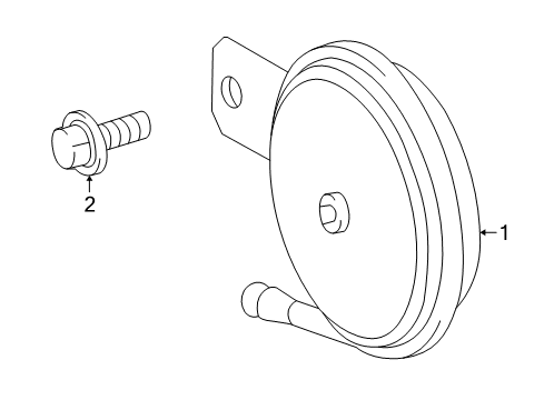 1996 Toyota RAV4 Horn Diagram