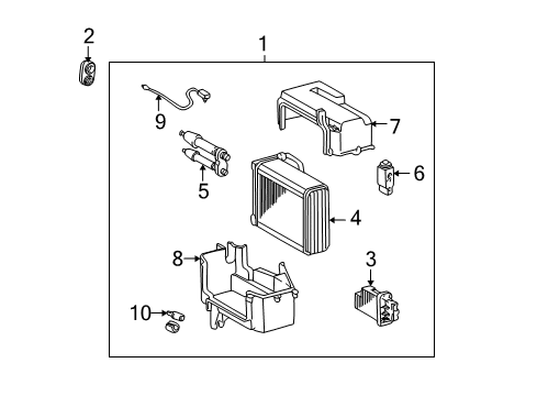 2006 Toyota Tundra Blower Motor & Fan, Air Condition Diagram 2 - Thumbnail