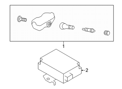 2023 Toyota GR86 Tire Pressure Monitoring Diagram