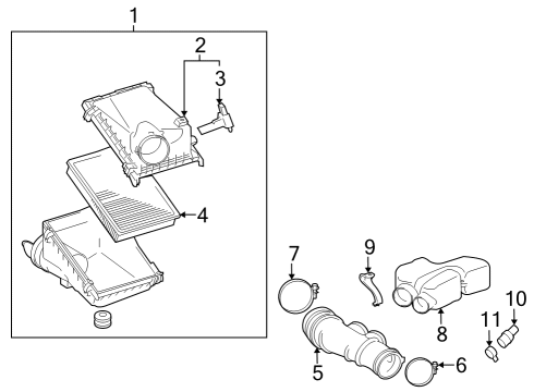 2013 Toyota 4Runner Air Intake Diagram