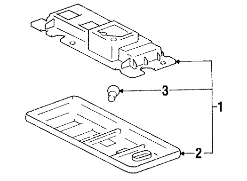 1994 Toyota Land Cruiser Map Lamps Diagram