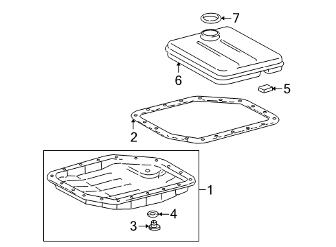 2003 Toyota Celica Transaxle Parts Diagram