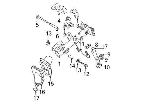 2005 Toyota RAV4 Housing & Components Diagram