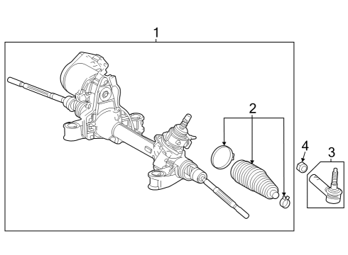 2023 Toyota bZ4X COVER SUB-ASSY, STEE Diagram for 45024-42040-C0