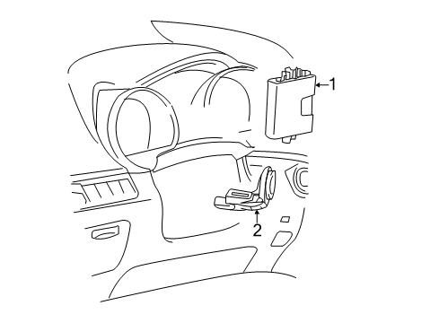 2019 Toyota Highlander Computer Assembly, Trans Diagram for 89780-04030