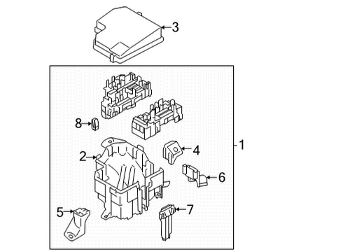 2023 Toyota GR86 Mini Fuse 15A Diagram for SU003-02424