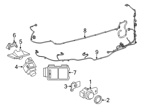 2020 Toyota GR Supra Lane Departure Warning Diagram 1 - Thumbnail