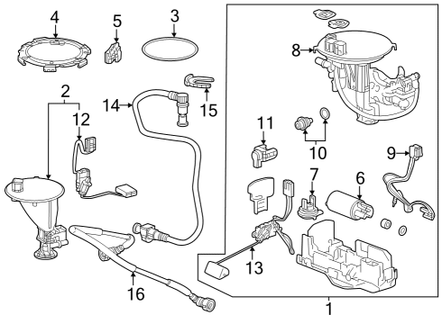 2022 Toyota Camry Fuel Supply Diagram 1 - Thumbnail