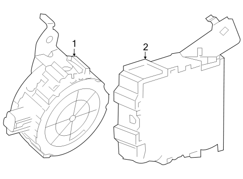 2023 Toyota Crown SPEAKER ASSY, VEHICL Diagram for 86570-30120