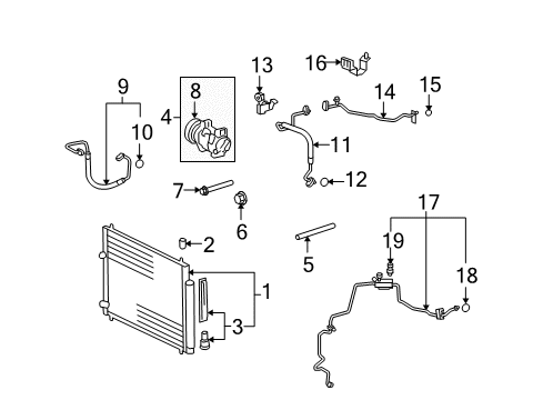 2008 Scion xB Hose Sub-Assembly, DISCH Diagram for 88703-1A011