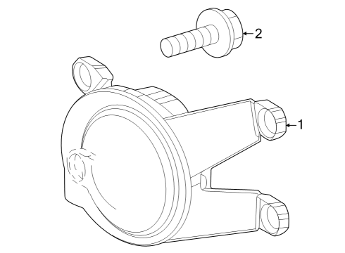 2023 Toyota RAV4 Fog Lamps Diagram 2 - Thumbnail