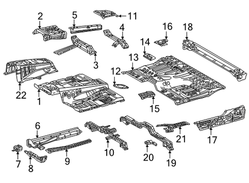 2023 Toyota Tundra Floor Diagram