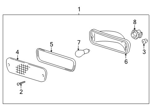 1997 Toyota Tacoma Signal Lamps Diagram