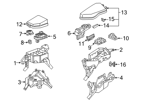 2020 Toyota RAV4 Fuse & Relay Diagram 2 - Thumbnail