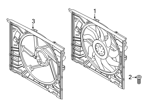 2020 Toyota GR Supra Cooling System, Radiator, Water Pump, Cooling Fan Diagram 1 - Thumbnail