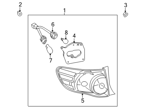 2010 Toyota Corolla Bulbs Diagram