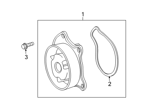 2009 Scion xD Water Pump Diagram