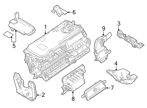 2024 Toyota Grand Highlander Electrical Components Diagram