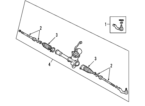 2007 Toyota Camry Steering Column & Wheel, Steering Gear & Linkage Diagram 6 - Thumbnail