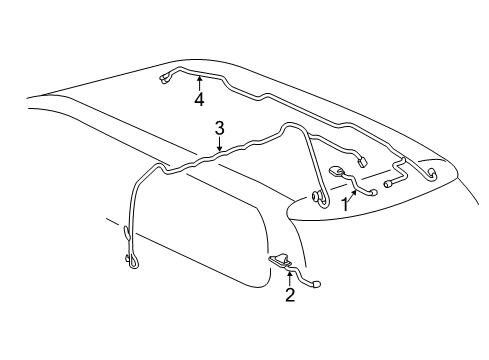 2015 Toyota Sienna Antenna Assembly, SATELL Diagram for 86960-08011