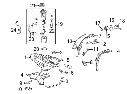 2017 Toyota Corolla Fuel Supply Diagram