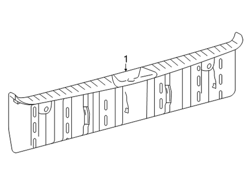 2021 Toyota Sienna Interior Trim - Rear Body Diagram