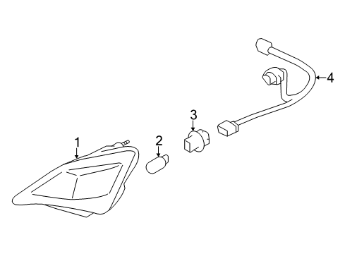 2014 Scion FR-S Signal Lamps Diagram