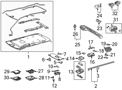 2010 Toyota Sienna Auxiliary Heater & A/C Diagram