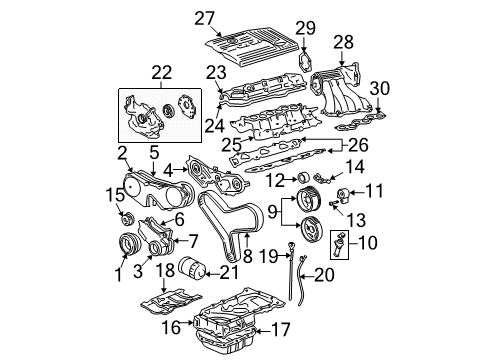 2004 Toyota Avalon Filters Diagram 2 - Thumbnail