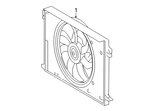 2020 Toyota RAV4 Cooling System, Radiator, Water Pump, Cooling Fan Diagram 2 - Thumbnail