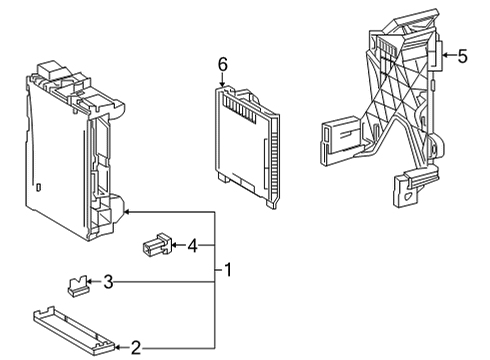 2021 Toyota Venza Fuse & Relay Diagram 1 - Thumbnail