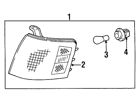 1995 Toyota Tercel Signal Lamps Diagram