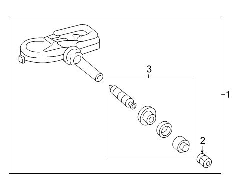 2022 Toyota Camry Tire Pressure Monitoring, Electrical Diagram 1 - Thumbnail