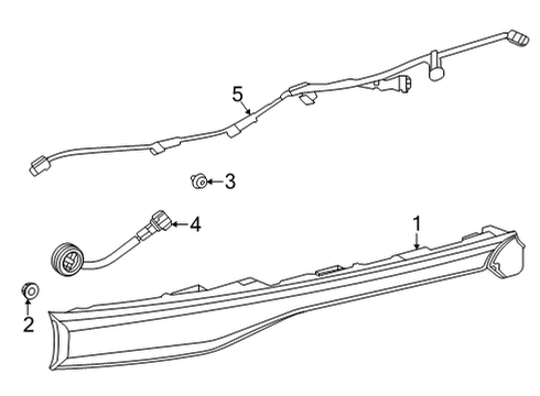 2021 Toyota Venza Gate Mounted Stop Lamps Diagram