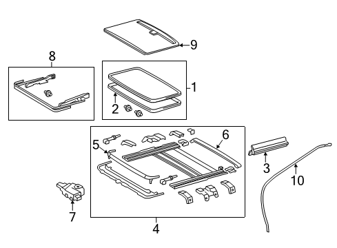 2014 Toyota Camry Sunroof Diagram