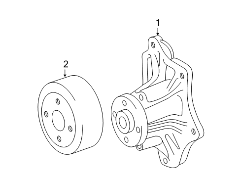 2010 Toyota Corolla Water Pump Diagram