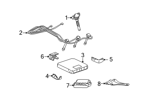 2000 Toyota Tundra Powertrain Control Diagram 1 - Thumbnail