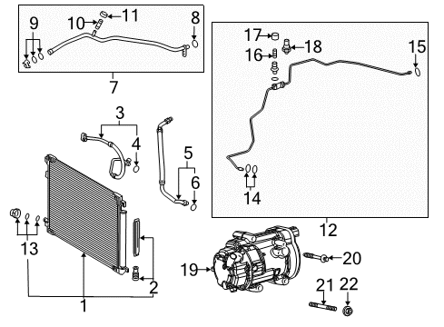 2022 Toyota Camry Air Conditioner Diagram 1 - Thumbnail