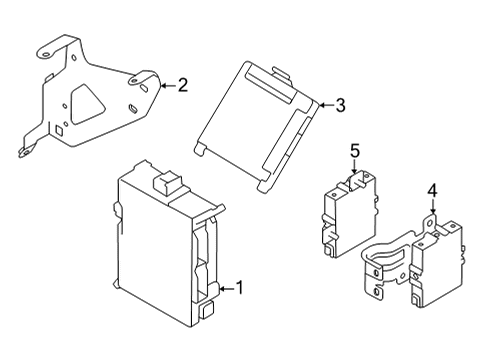 2023 Toyota GR86 C GATEWAY ASSY LHD Diagram for SU003-10028