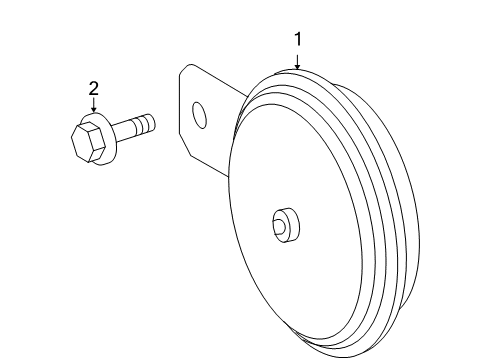 2012 Toyota RAV4 Horn Diagram