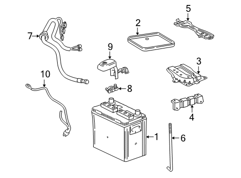 2008 Toyota Matrix Battery Diagram