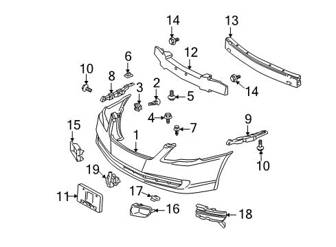 2006 Toyota Avalon Automatic Temperature Controls Diagram 1 - Thumbnail