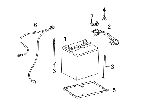 2004 Scion xB Battery Diagram