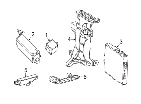 2022 Toyota Camry Keyless Entry Components Diagram 1 - Thumbnail