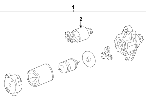 2022 Toyota Highlander Switch Assembly, Main Diagram for 28150-47240