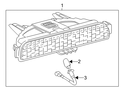 2005 Toyota Corolla High Mount Lamps Diagram