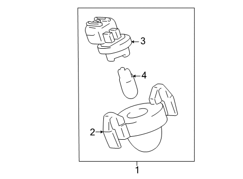 2001 Toyota Tacoma License Lamps Diagram