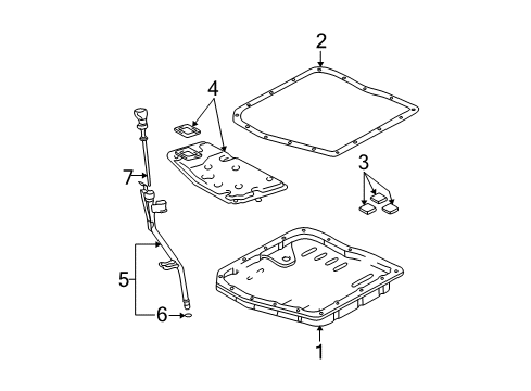 2002 Toyota Avalon Transaxle Parts Diagram