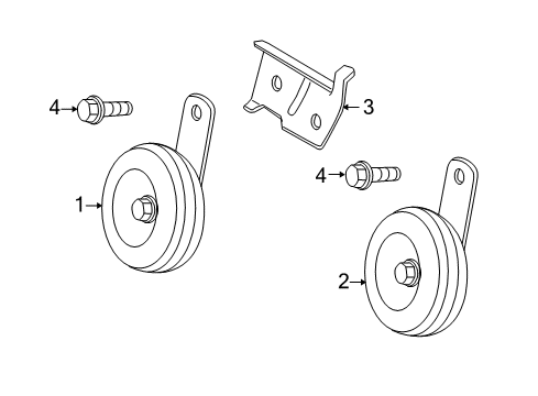 2008 Scion xD Horn Diagram